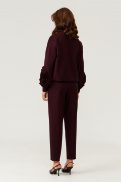 Брюки Панда 14263 бордовый - фото 4