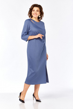 Платье Rishelie 1002 синий - фото 2