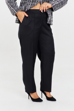 Брюки, жакет OVERYOU М216 черно-белый с черным - фото 5