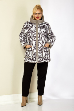 Куртка Shetti 2199 бежево-серый - фото 2