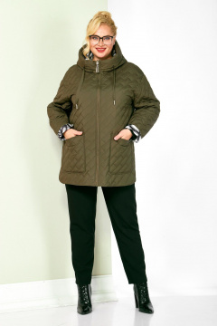 Куртка Shetti 2199 оливковый - фото 4