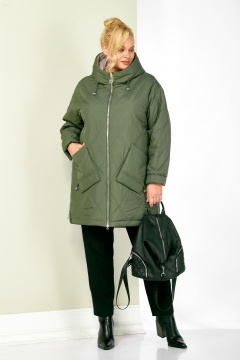 Куртка Shetti 2198 олива - фото 2