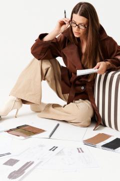 Куртка ELLETTO 3885 коричневый - фото 2