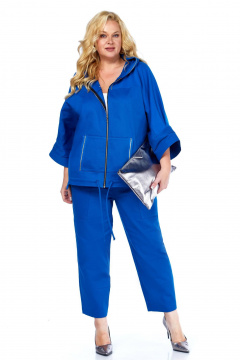 Блуза, брюки Anastasia 1223 васильковый - фото 2