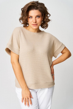 Джемпер Rumoda 2262 бежевый - фото 5