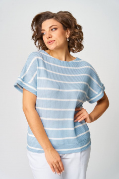 Джемпер Rumoda 2266 голубой - фото 3