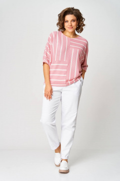 Джемпер Rumoda 2267 розовый - фото 5