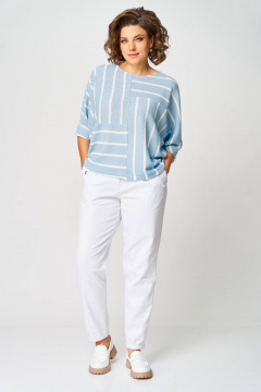 Джемпер Rumoda 2267 голубой - фото 2