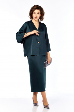 Блуза, юбка Jurimex 3372 изумруд - фото 2