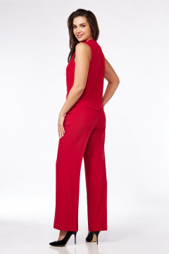 Брюки, жакет Vilena 1120 красный - фото 4