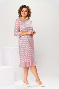 Платье Romanovich Style 1-1849 розовый - фото 5