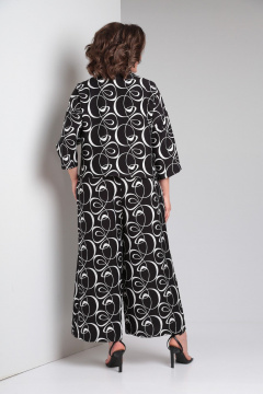 Жакет, комбинезон ZigzagStyle 552 черно-белый - фото 5