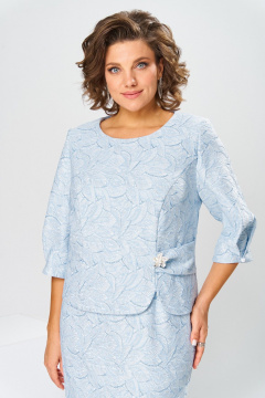 Платье Romanovich Style 1-2537 голубой - фото 5