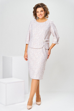 Платье Romanovich Style 1-2537 пудровый-1 - фото 2