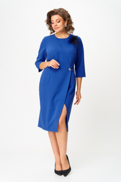 Платье ANASTASIA MAK 1279 василёк - фото 5