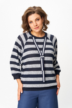 Джемпер Michel chic 782/1 синий_полоска - фото 1