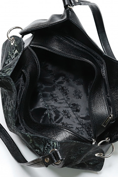 Сумка Galanteya 425.25с1517к45 черный/зелен - фото 5