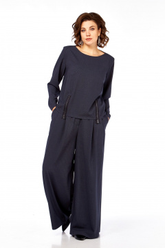 Блуза, брюки Диомант 2103 графит - фото 3