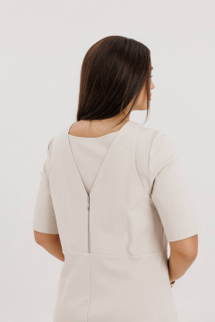 Платье миди из трикотажа с разрезами и изысканным лифом Fantazia Mod 4882 - фото 2