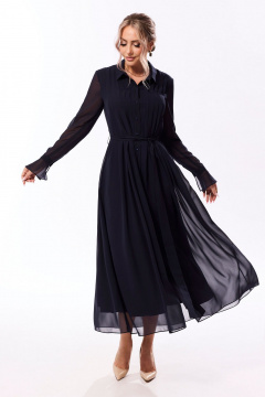 Платье Golden Valley 44274 темно-синий - фото 1