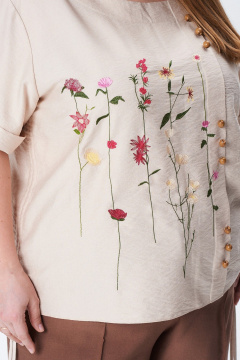 Блуза Condra 16288 бежевый - фото 3