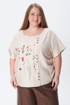 Блуза Condra 16288 бежевый - фото 1