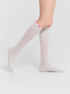 Носки Mark Formelle 410K-3212/B4-25410K св.серый_меланж_рис.3212 - фото 2