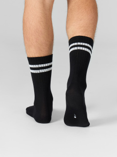Носки Mark Formelle 107A-3090/253107A черный_белый_св.сер.меланж_рис.3090 - фото 3