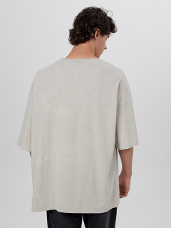 Футболка Mark Formelle 111934/24-ОБР4675П-0 серый_acid_wash_печать_009.2_Эйсид_1_сл_на_пол - фото 5