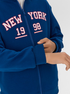 Толстовка Mark Formelle 123448/24-29404П-7 сапфировый_печать_2_сл_на_ЛВ_ПР_дет_пер - фото 5