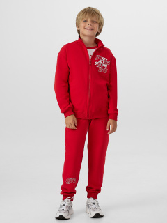 Толстовка Mark Formelle 123448/24-29405П-7 алый_печать_1_сл_на_ЛВ_дет_пер_1сл_на_спинке - фото 1