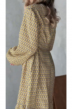 Платье Erika 1531 желтый - фото 4