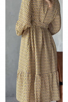 Платье Erika 1531 желтый - фото 3