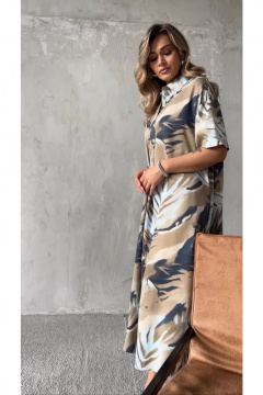 Платье Erika 1535 голубо-зеленый - фото 1