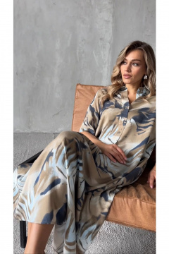 Платье Erika 1535 голубо-зеленый - фото 3