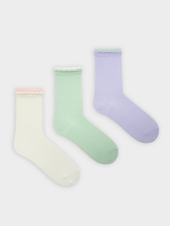 Носки Mark Formelle 430A-3166/B3-253430A молочный_св.эвкалипт_св.лаванда_рис.3166 - фото 5