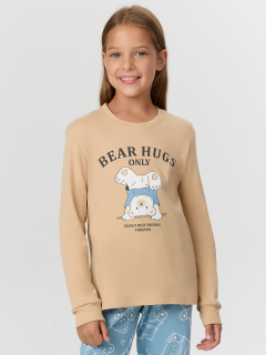 Брюки, джемпер Mark Formelle 567743/25-35753ПП-2 обжаренный_миндаль_мишки_на_сине_голубом_3_сл_на_п - фото 1