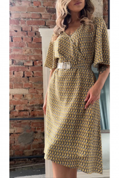 Платье Erika 1632-1 желтый - фото 1