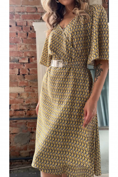 Платье Erika 1632-1 желтый - фото 3