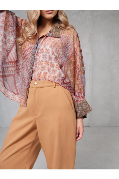 Брюки Erika 1696 коричневый - фото 1