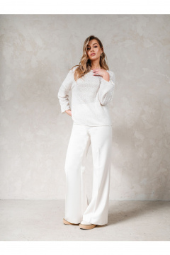 Джемпер Erika 7201 белый - фото 3