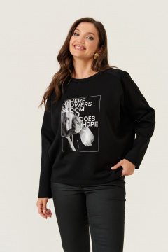 Джемпер Панда 112140 черный - фото 1