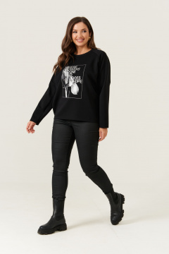 Джемпер Панда 112140 черный - фото 3