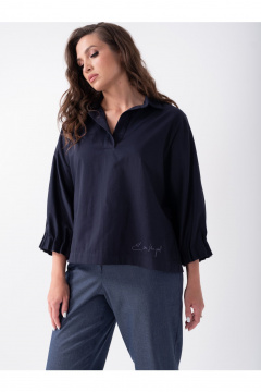 Блуза Erika С-173 синий - фото 1