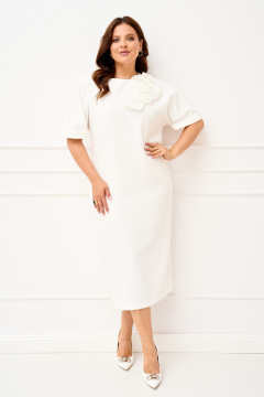 Платье IVA 1834 белый - фото 1
