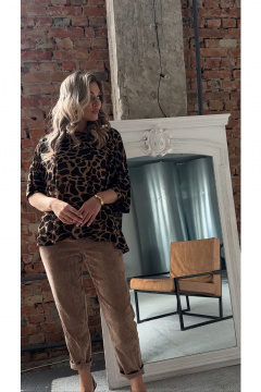 Брюки Erika 7248 коричневый - фото 3