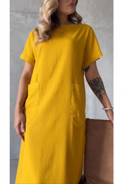 Платье Erika 1511 желтый - фото 1