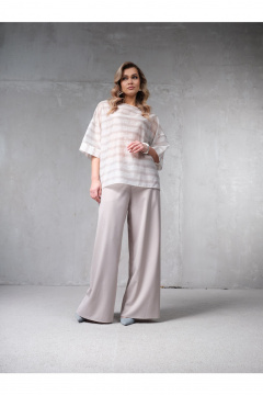 Блуза Erika 1716 бежевый - фото 3