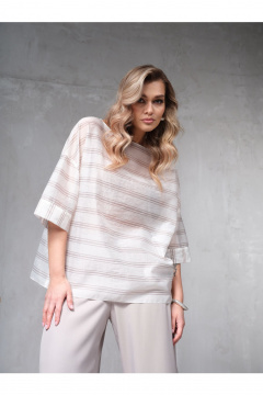 Блуза Erika 1716 бежевый - фото 1