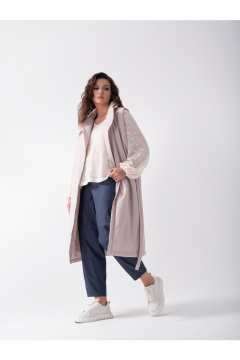 Жилет Erika С-176-1 молочный - фото 5